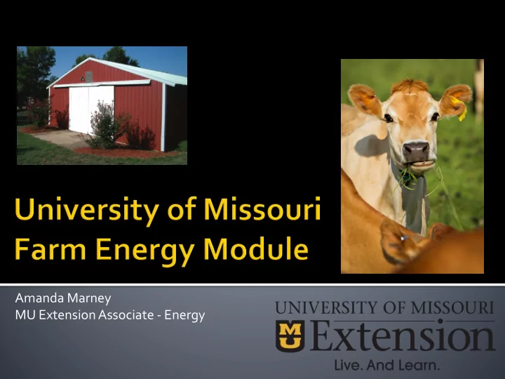 amanda marney mu extension associate energy top money