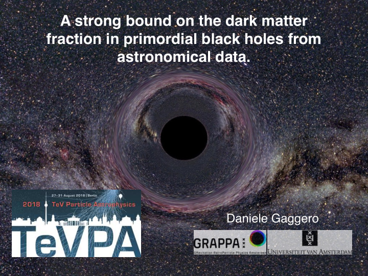 a strong bound on the dark matter fraction in primordial