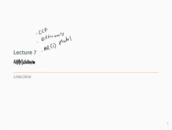 *  Differencing  Model  . . ARCD  aimed