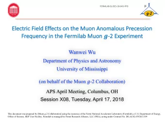Introduction g -2  ): A particle with spin has a magnetic moment (   ) aligned with its