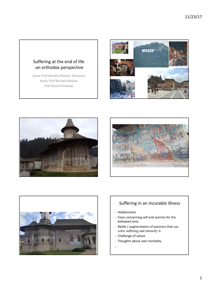 suffering at the end of life an orthodox perspective