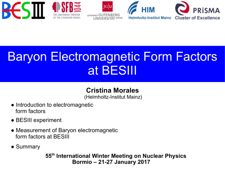 baryon electromagnetic form factors at besiii