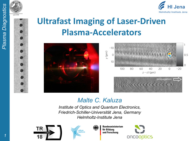 ultrafast imaging of laser driven plasma accelerators