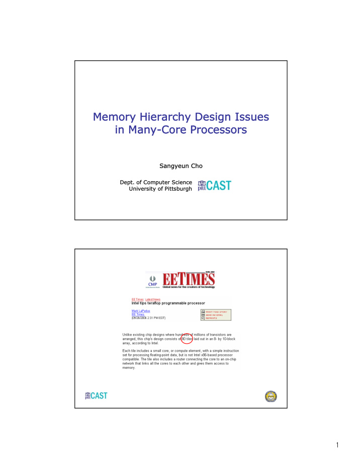 memory hierarchy design issues memory hierarchy design