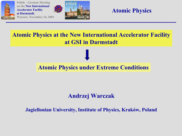 atomic physics