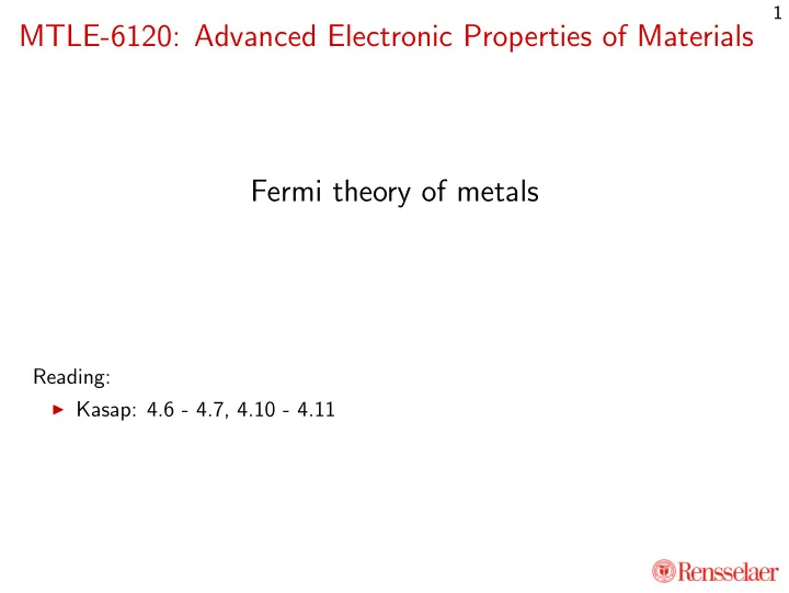 mtle 6120 advanced electronic properties of materials