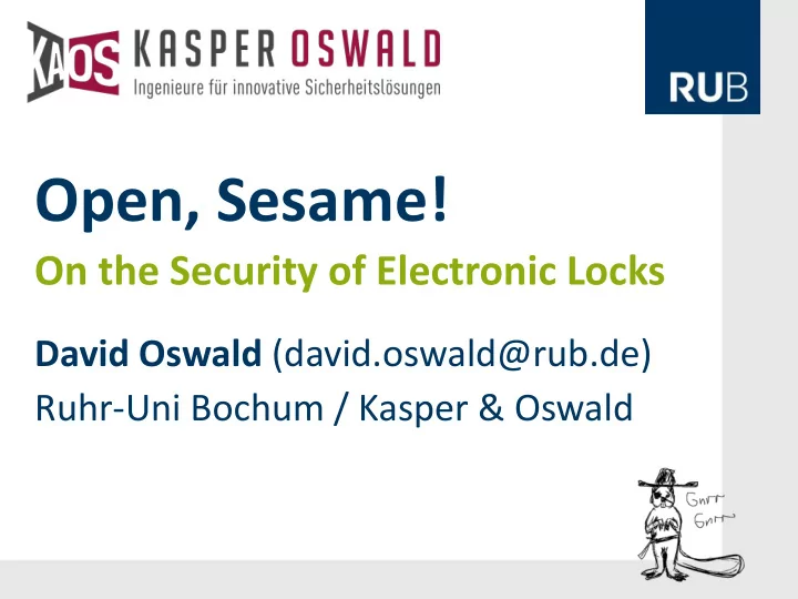 open sesame