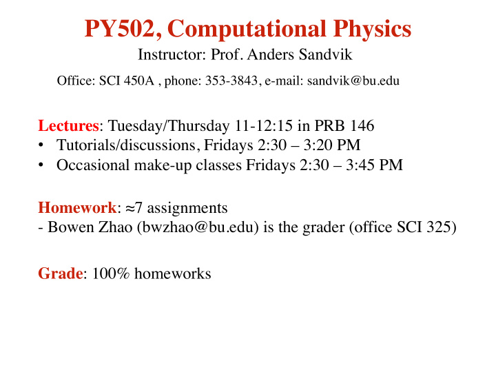 py502 computational physics