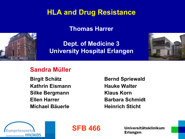 hla and drug resistance