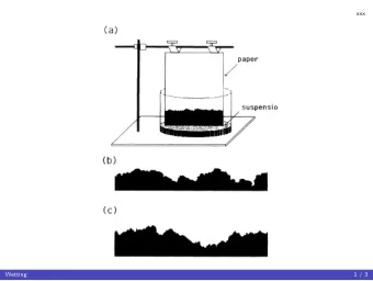 xxx  Wetting  1 / 3 Krim et.al. PRL (1991)  Molecular beam epitaxy  2 / 3  E. Ben-Jacob,