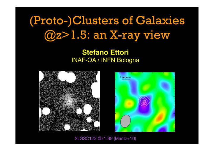proto clusters of galaxies z 1 5 an x ray view
