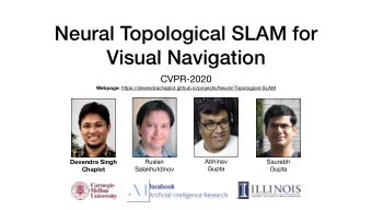 Neural Topological SLAM for  Visual Navigation  CVPR-2020 Webpage: