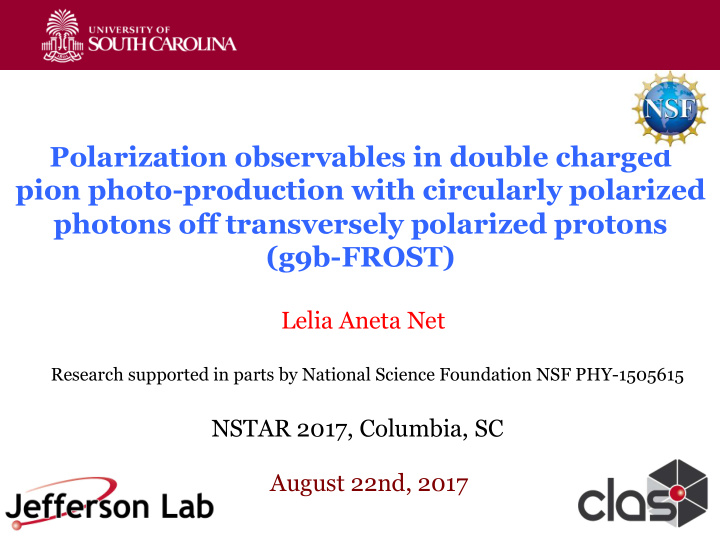 photons off transversely polarized protons g9b frost