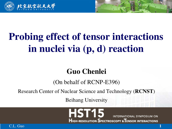 probing effect of tensor interactions in nuclei via p d