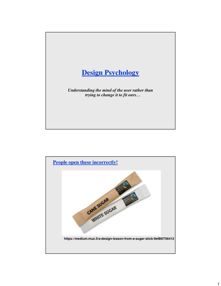 design psychology
