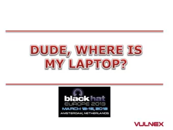 WE?  Curro Mrquez  Simn Roses Femerling  Director of Intelligence, VULNEX  Founder &amp; CEO,