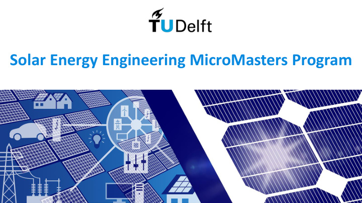 solar energy engineering micromasters program pv1x