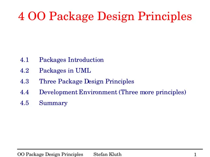 4 oo package design principles