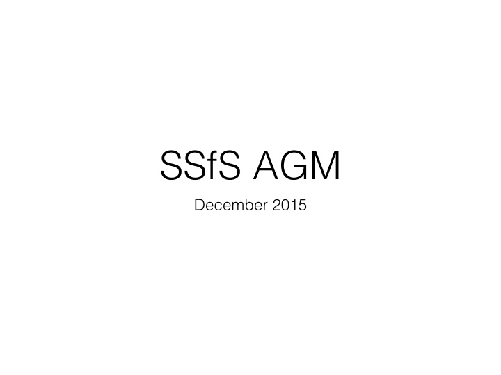 ssfs agm