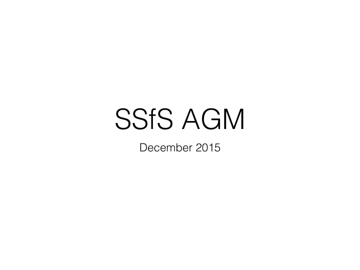 ssfs agm