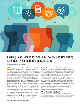 F  aculty physicians at academic medical centers (AMCs) are  legal risk. Discussions on AMC,