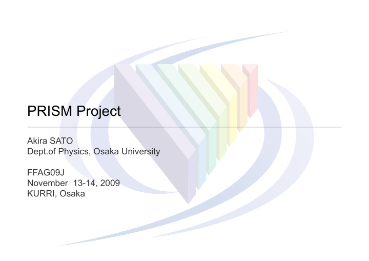 prism project