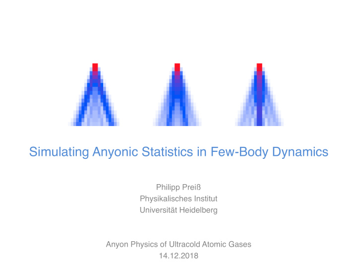 simulating anyonic statistics in few body dynamics