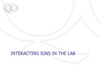 Experimental Qubits: E2 transition  Interaction Hamiltonian Electric quadrupole  (  ) H L = 1