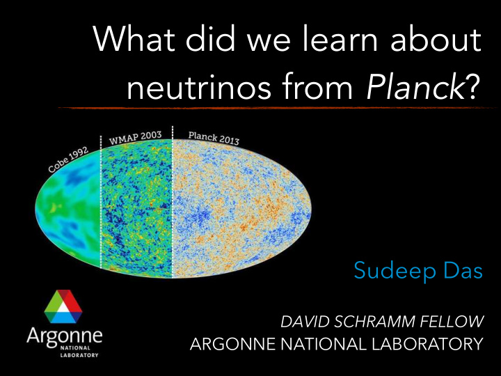 what did we learn about neutrinos from planck