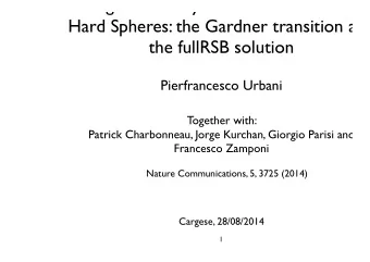 Marginal stability in infinite dimensional  Hard Spheres: the Gardner transition and  the fullRSB