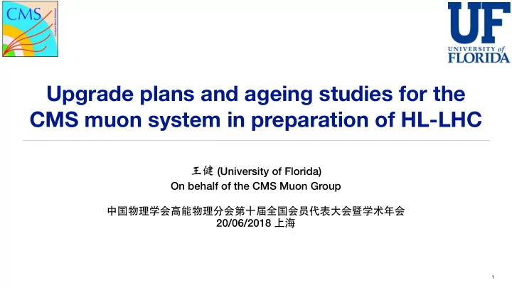upgrade plans and ageing studies for the cms muon system