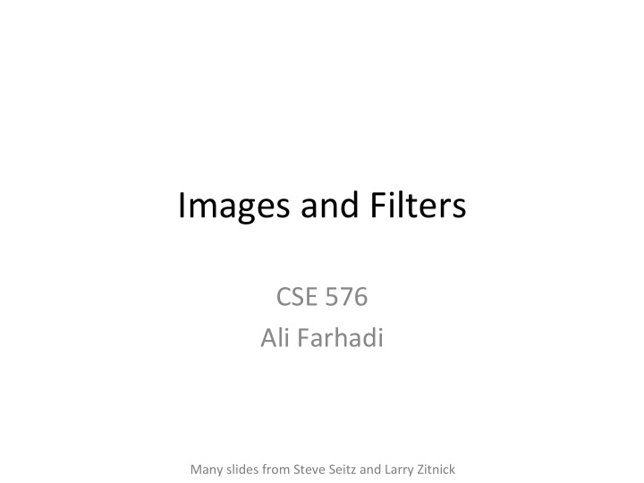 images and filters