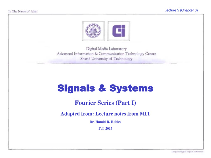signals gnals s systems ems