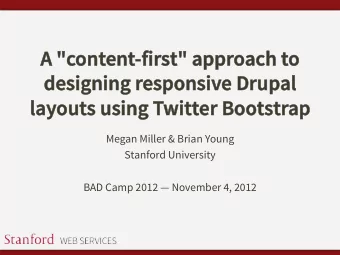 A &quot;c  A &quot;cont  ontent  ent-fir  -first&quot; appr  st&quot; approach t  ach to  o