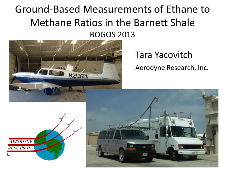 ground based measurements of ethane to methane ratios in