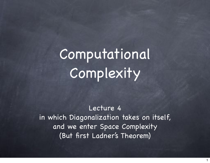 computational complexity