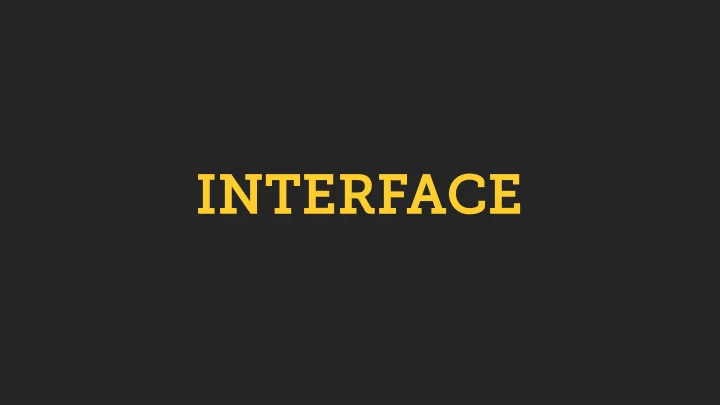 in inter erface env nvironme nment nt proc oces ess for