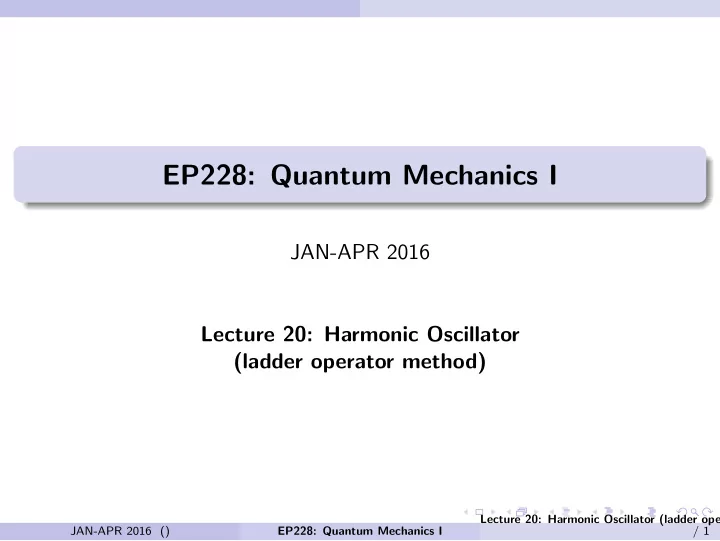 ep228 quantum mechanics i