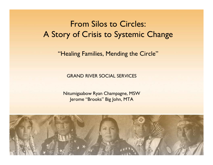 from silos to circles a story of crisis to systemic change