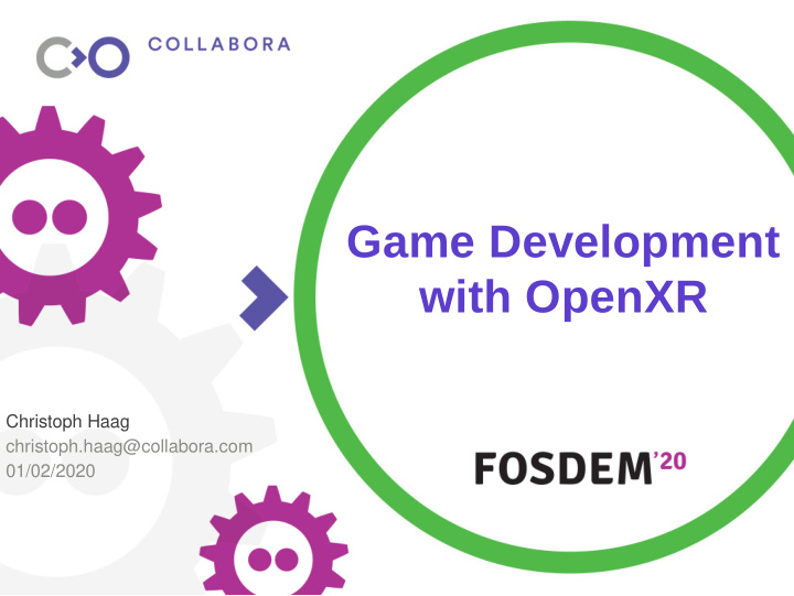 game development with openxr