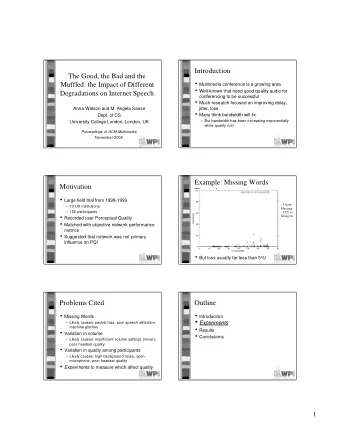 Audioconference Fixed  Audioconference Variables  Parameters  Robust Audio Tool  Packet loss