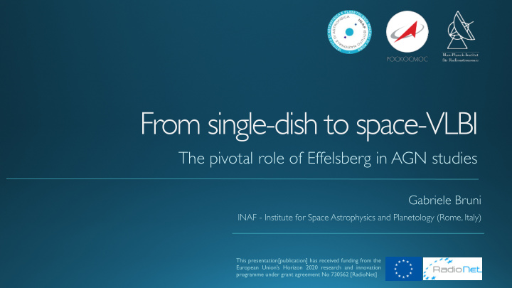 from single dish to space vlbi