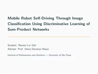 Mobile Robot Self-Driving Through Image  Classification Using Discriminative Learning of