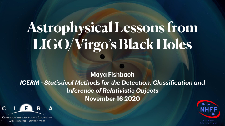 astrophysical lessons from ligo virgo s black holes