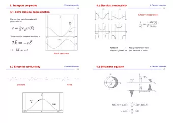 5. Transport properties  5. Transport properties  5.2 Electrical conductivity  5. Transport
