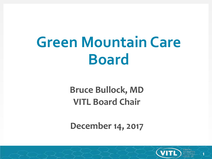green mountain care board