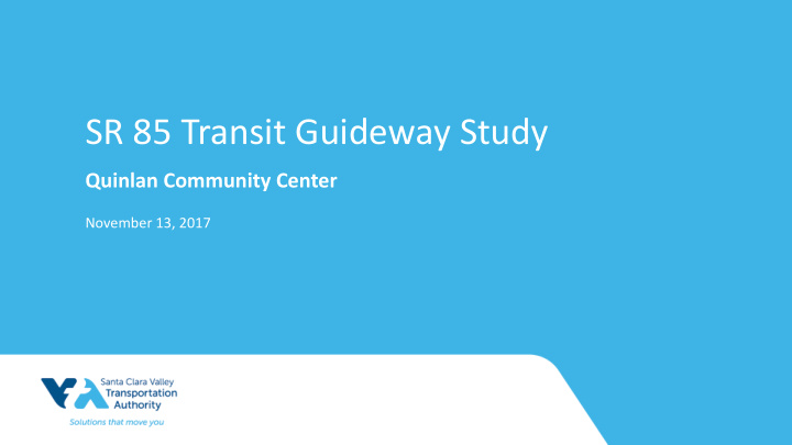 sr 85 transit guideway study