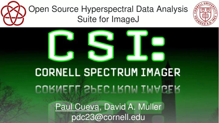 suite for imagej paul cueva david a muller