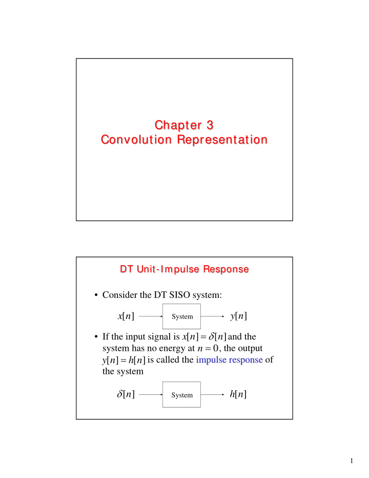 chapter 3 chapter 3 convolution representation