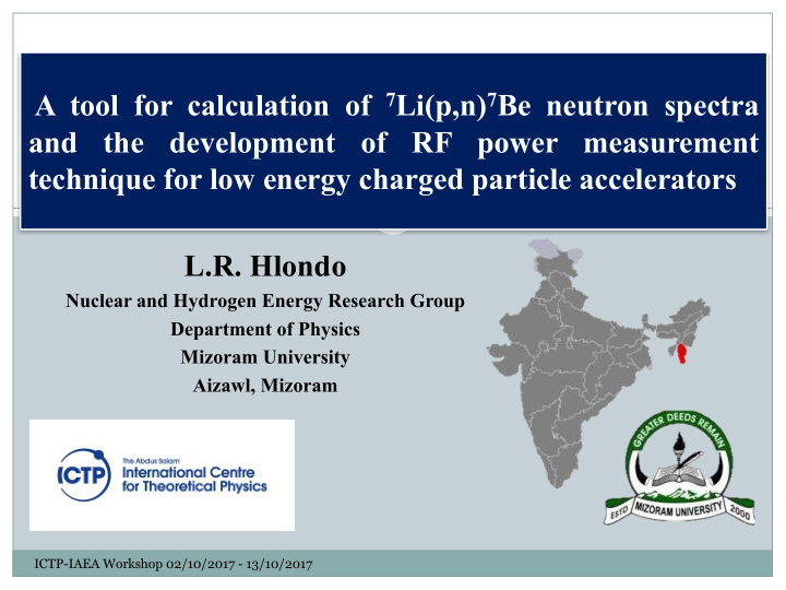 a tool for calculation of 7 li p n 7 be neutron spectra